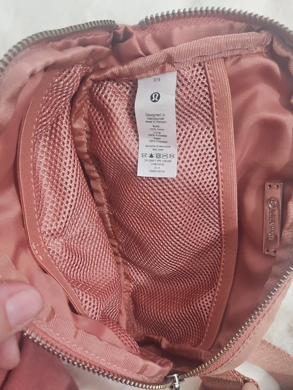 Lululemon Everywhere Belt Bag 1L OG Dusty Rose Blush Pink